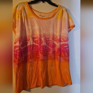 Woman Within Tropical Top